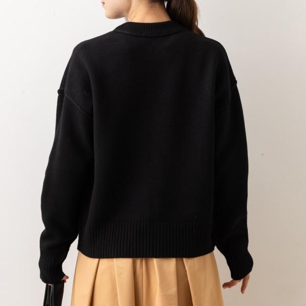 AMI Alexandre Mattiussi アミパリス ニット セーター ブラック メンズ