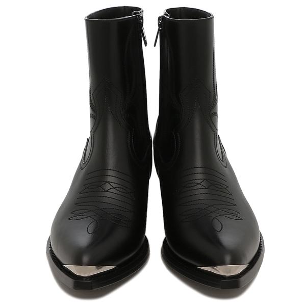 CELINE（セリーヌ） ブーツ レオン ジップドブーツ メタルトゥ