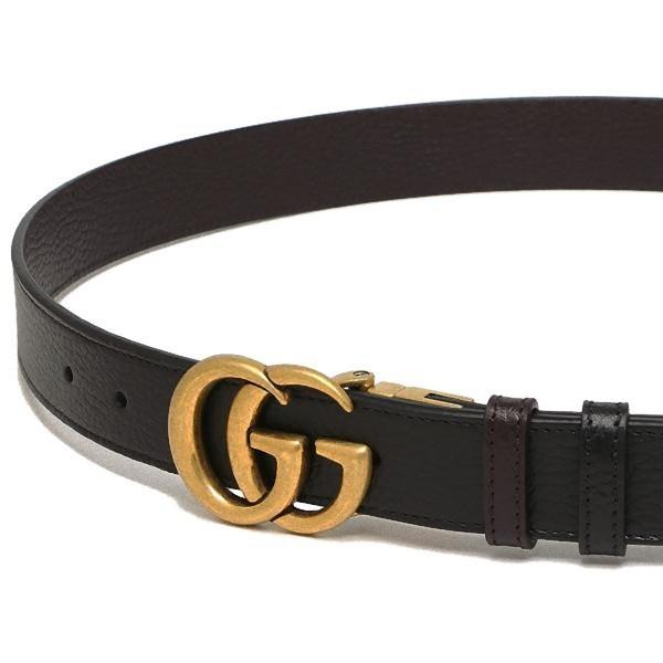 GUCCI（グッチ） ベルト ダブルG ブラック ブラウン メンズ GUCCI