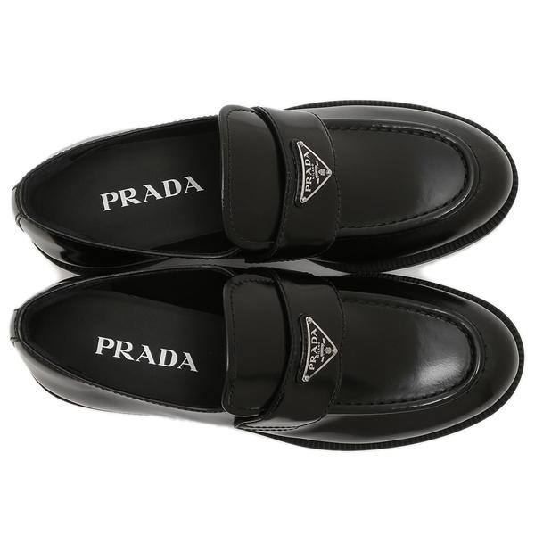 PRADA（プラダ） ローファー オックスフォード ブラッシュドレザー