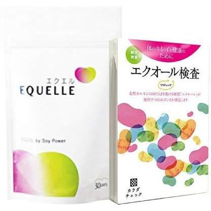 大塚製薬 大塚エクエルパウチ120粒×1個＋エクオール検査キットソイ