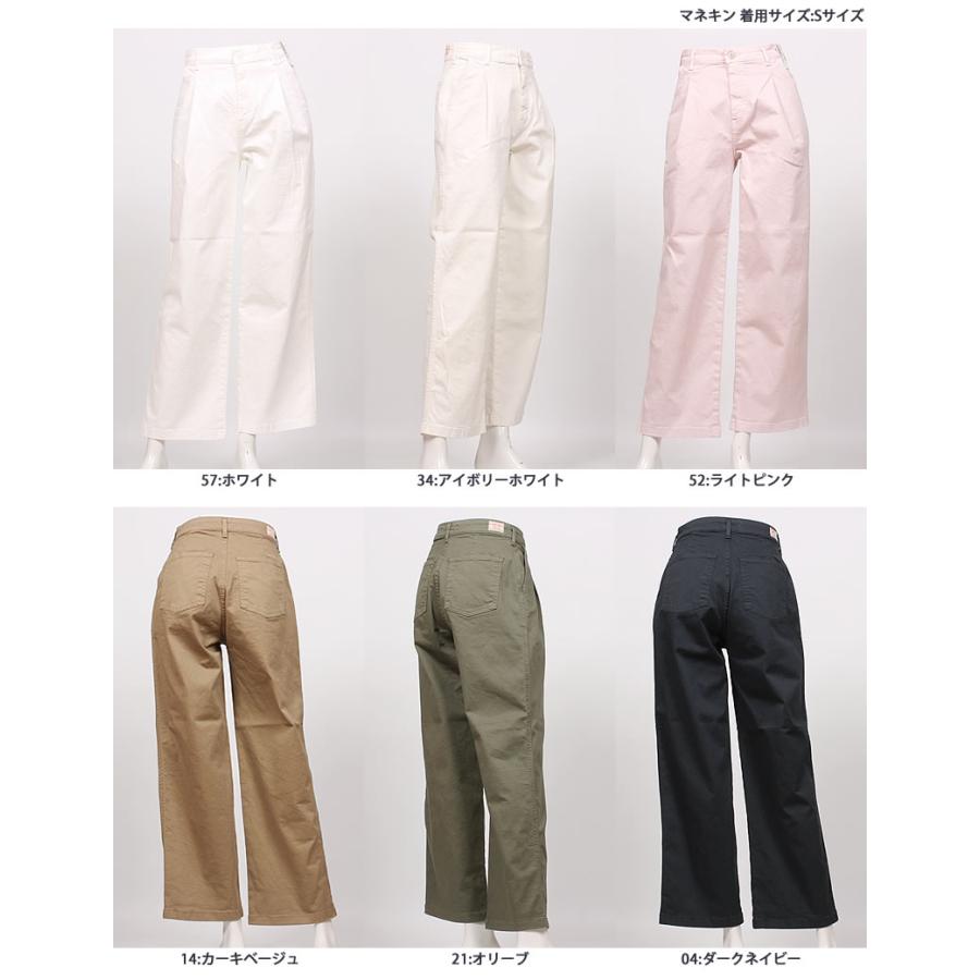 SOMETHING（サムシング） タック チノ トラウザー ワイド SN75 : AXS