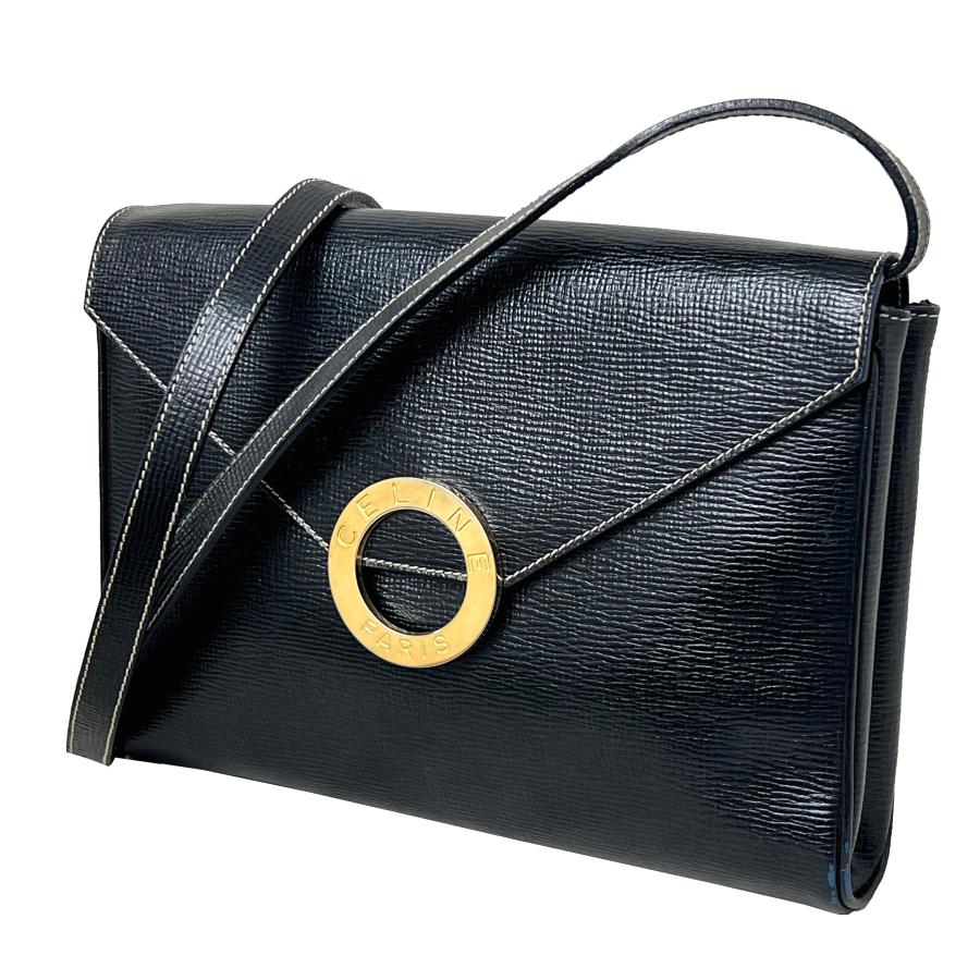 CELINE（セリーヌ） バッグ ヴィンテージ サークル 金具 ロゴ オールド