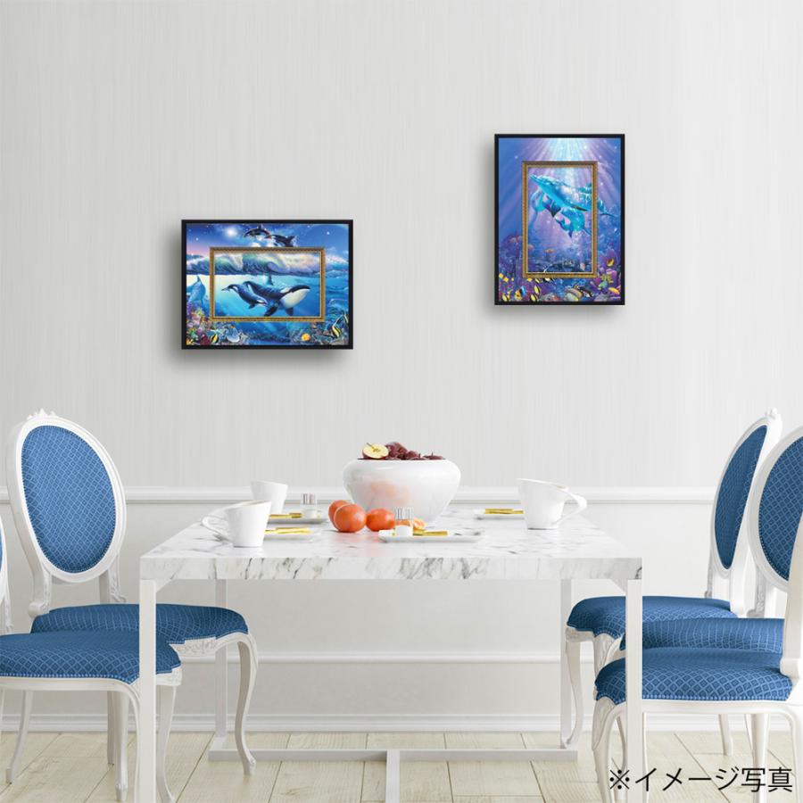 絵画 クリスチャン・リース・ラッセン ビッグアート「ブルーワールド2