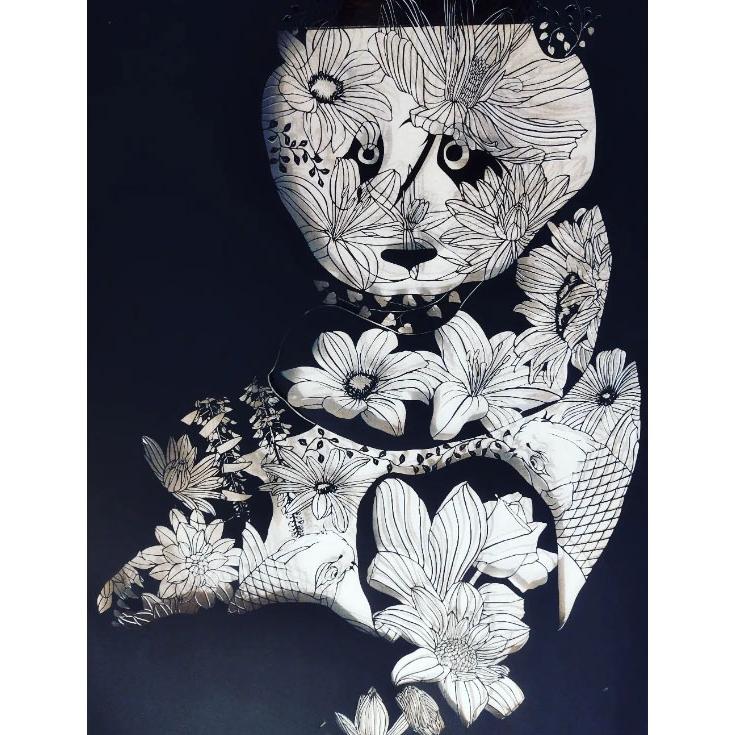 完全ハンドメイドオーダーメイドこの道30年の匠による精密切り絵