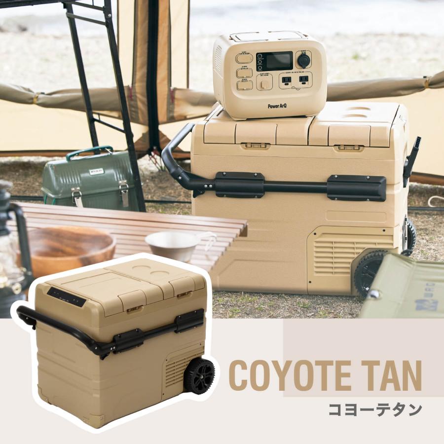 ポータブル冷蔵庫 ICEBERG 45L 車載冷蔵庫 冷凍冷蔵庫 2室 バッテリー