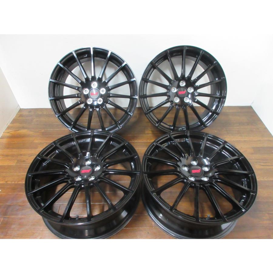 送料無料・税込み】スバル純正 STiホイール 18in7J+48 5穴PCD100