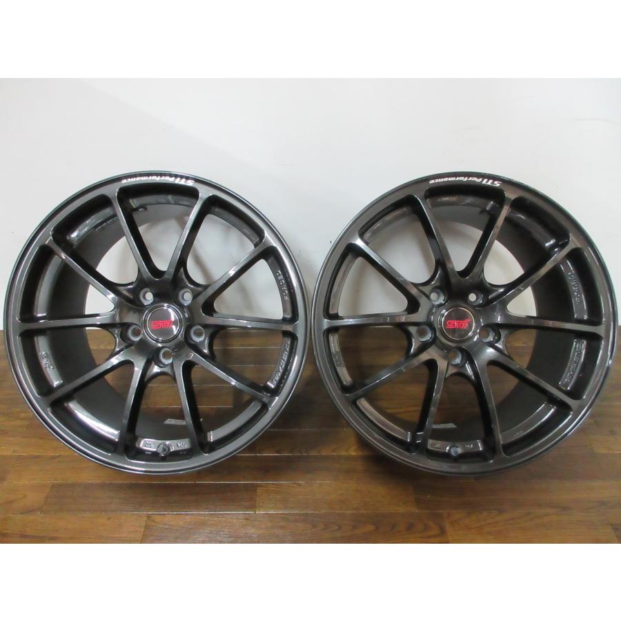 送料無料・税込み】2本セット レイズ製 スバルSTIパフォーマンス 18in8