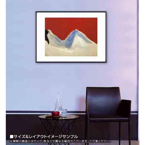 ポスター アート RECLINING NUDE（ニコラ ド スタール） 額装品 アルミ