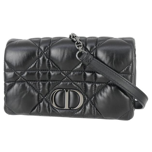 Lady Dior ディオール DIOR チェーンショルダーウォレット カロ カーフ
