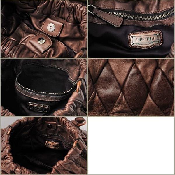 miu miu（ミュウミュウ） ショルダーバッグ パッチワーク レザー