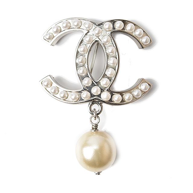 CHANEL（シャネル） ブローチ ピンブローチ ココマーク ラインストーン