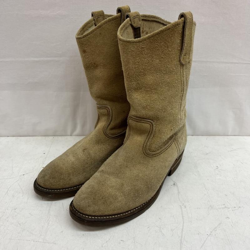 レッドウィング プリント羽タグ 縦羽 USA製 スエードレザー