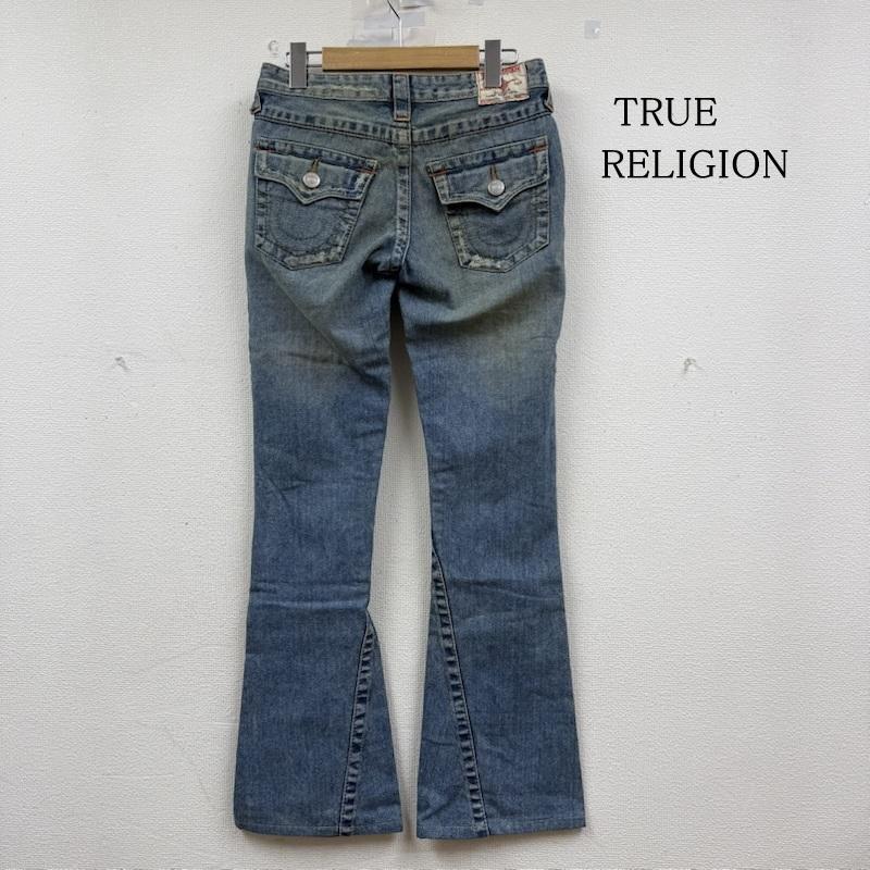 トゥルーレリジョン 503 フレア デニム パンツ ダメージ加工 26インチ