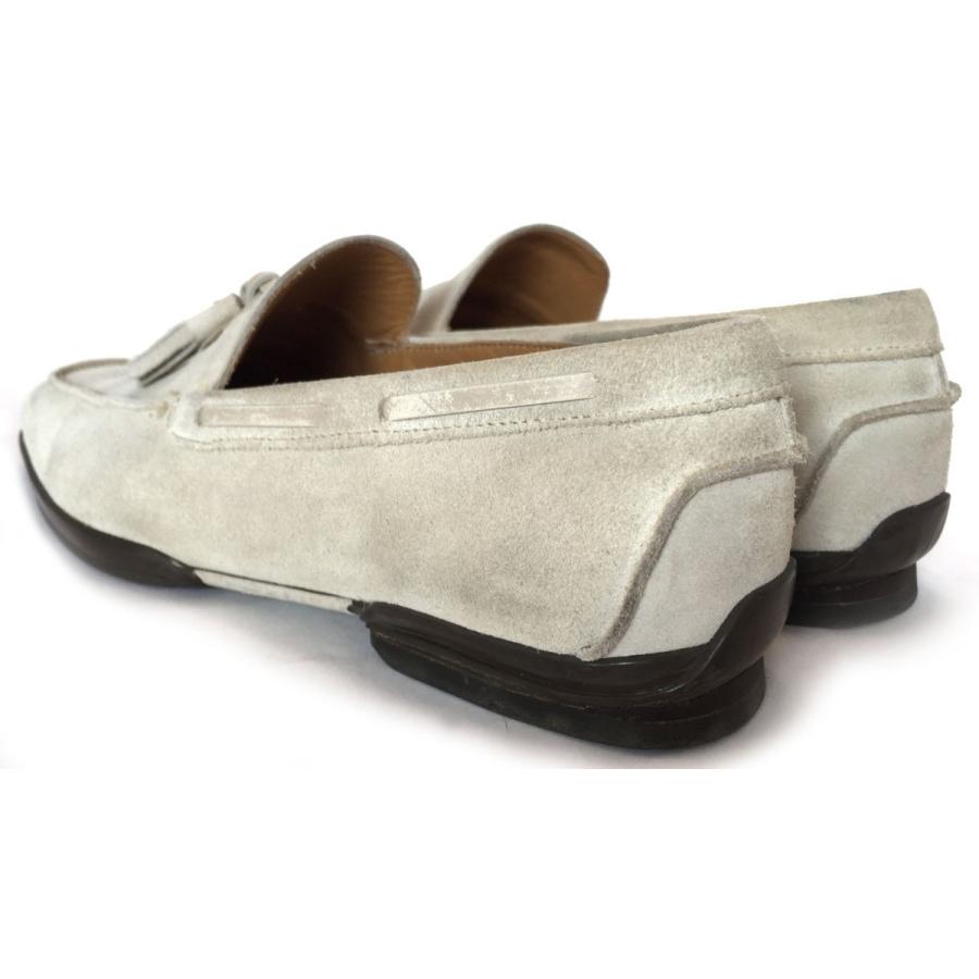 フェラガモ レザー シューズ 靴 スエード タッセル スウェード #6 24.5