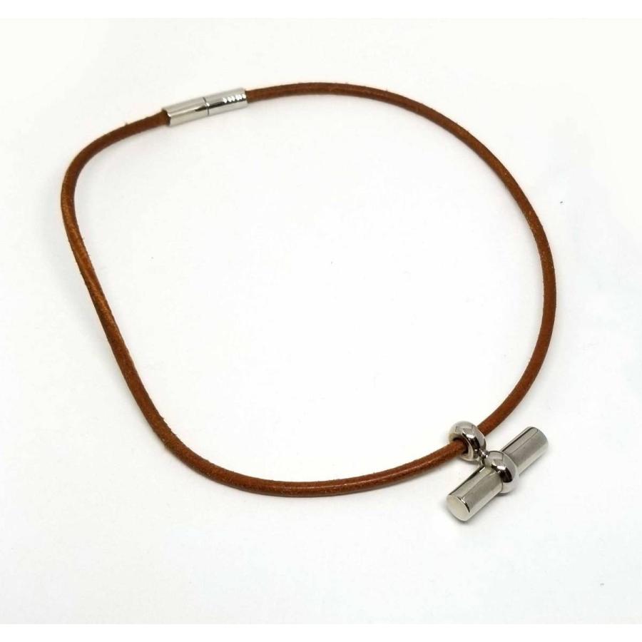 HERMES（エルメス） 美品 グレナン チョーカー ネックレス レザー