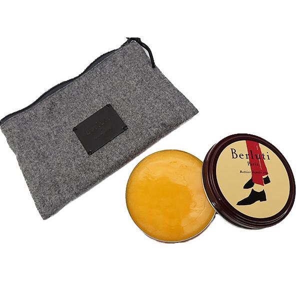 Berluti（ベルルッティ） シューケアセット 靴磨き ポーチ付き グレー
