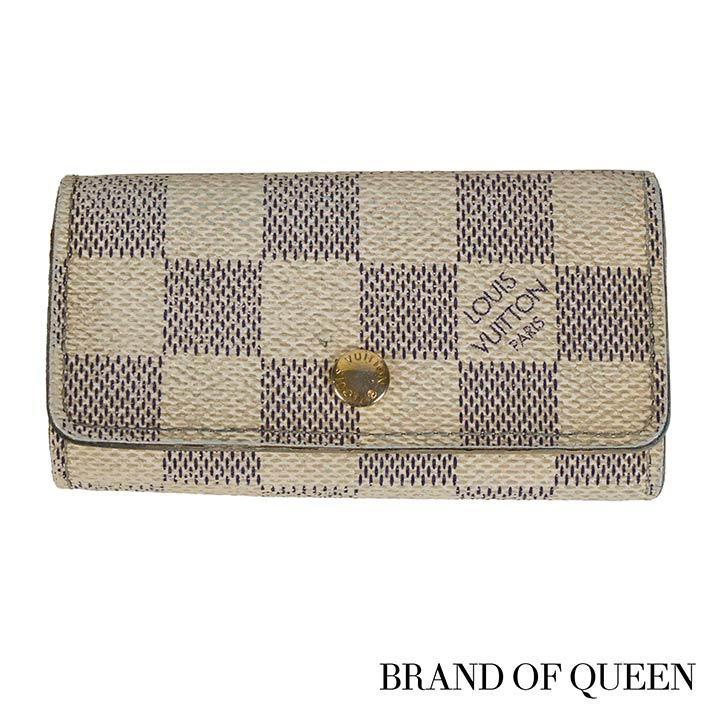 ルイヴィトン キーケース LOUIS VUITTON 破格本物 ダミエアズール