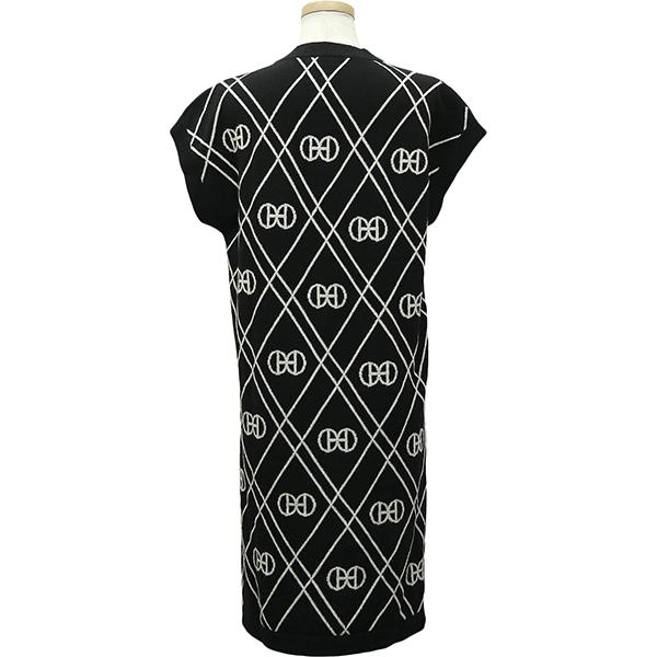 HERMES（エルメス） ワンピース 38 ニットワンピース Hロンド ブラック