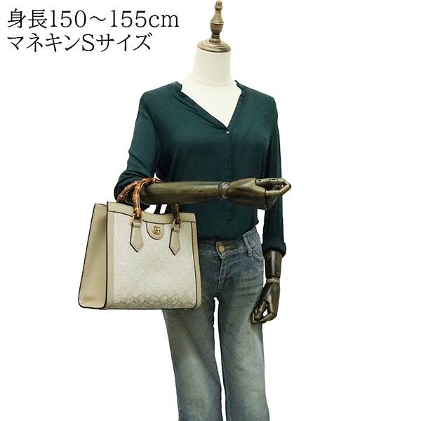 バンブー グッチ バッグ スモール トートバッグ ダイアナ GGジャガード