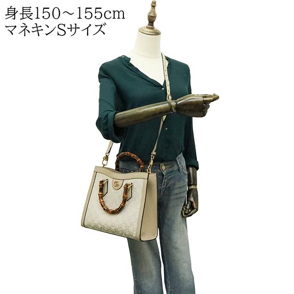 バンブー グッチ バッグ スモール トートバッグ ダイアナ GGジャガード