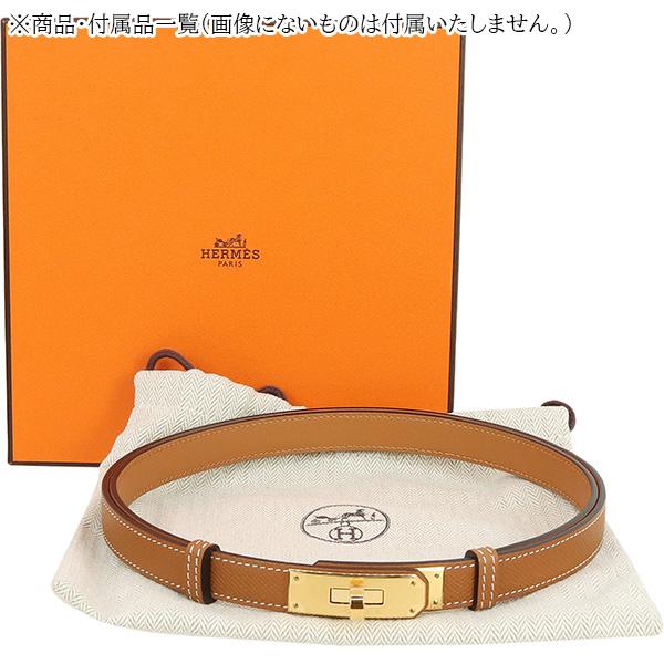 HERMES（エルメス） ベルト ケリー 18 ケリーベルト エプソン ゴールド