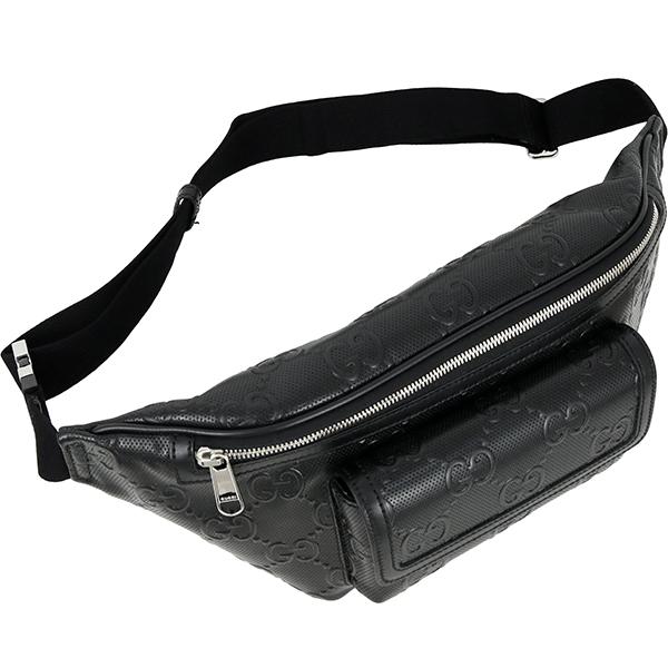 GUCCI（グッチ） ボディバッグ GG ラージ ベルトバッグ GGエンボス