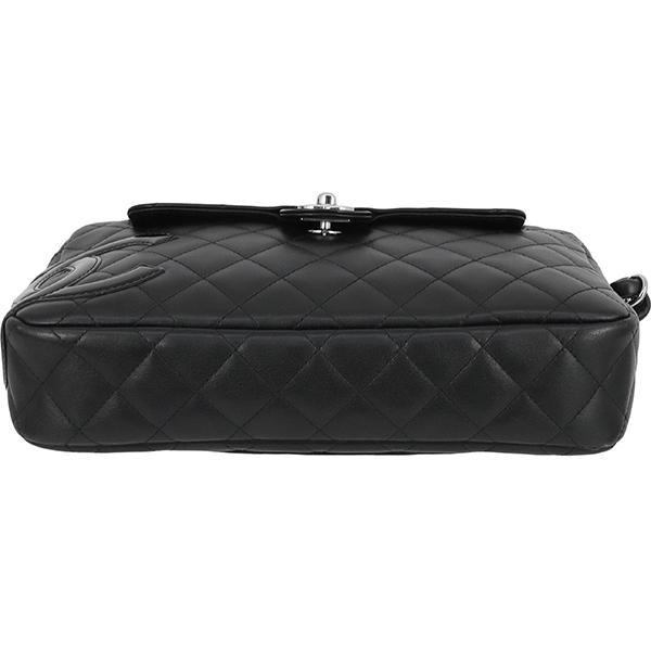 CAMBON シャネル ショルダーバッグ カンボンライン ブラック ピンク