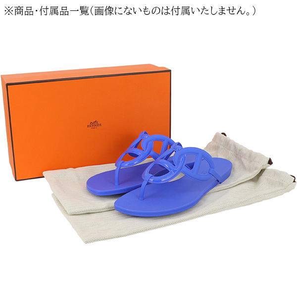 HERMES（エルメス） サンダル エジェリ ブルーウートルメール 2サイズ