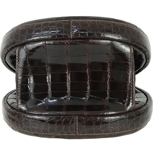 LOEWE（ロエベ） ハンドバッグ ショルダーバッグ クロコダイル ダーク