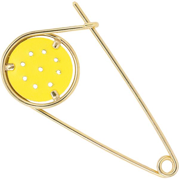 LOEWE（ロエベ） ブローチ メカノピン イエロー ゴールド 1257