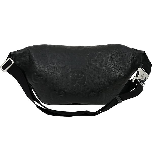 GG グッチ ボディバッグ ミディアム ベルトバッグ ジャンボGG ブラック