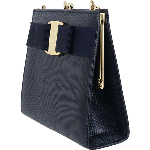 VARA（Salvatore Ferragamo） フェラガモ がま口 ミニバッグ ヴァラ