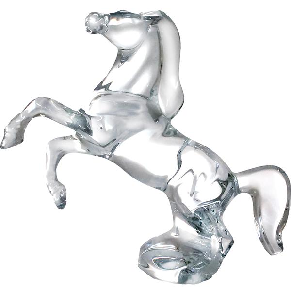 バカラ（Baccarat） フィギュリン いななく馬 クリスタルガラス 4115