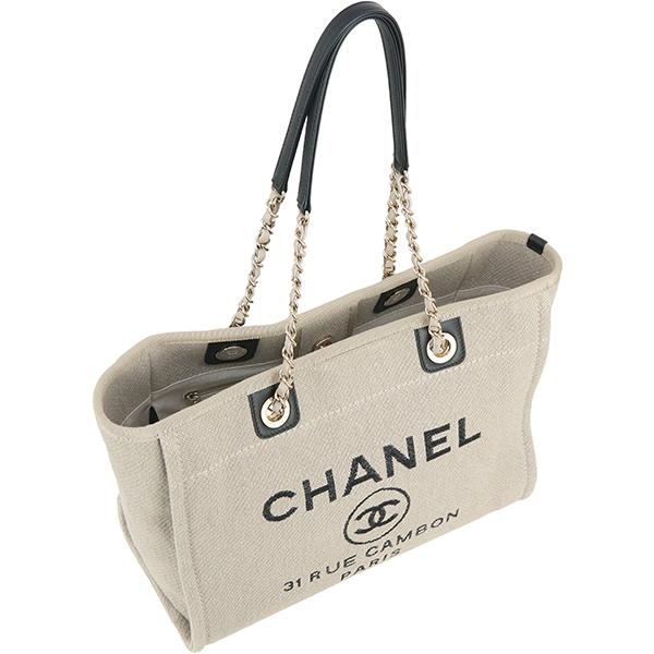 Deauville シャネル トートバッグ ドーヴィル MM ショッピングバッグ