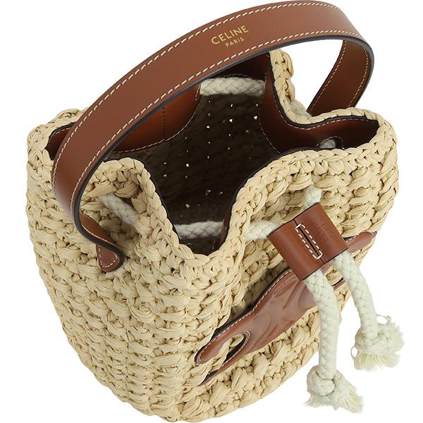 TRIOMPHE セリーヌ カゴバッグ ティーン ドローストリングバッグ