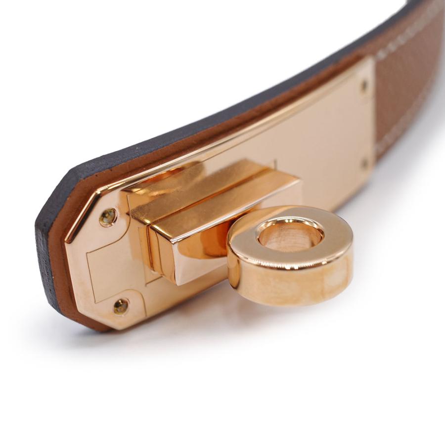 Kelly 新品 HERMES エルメス ケリーベルト ヴォー・エプソン ゴールド