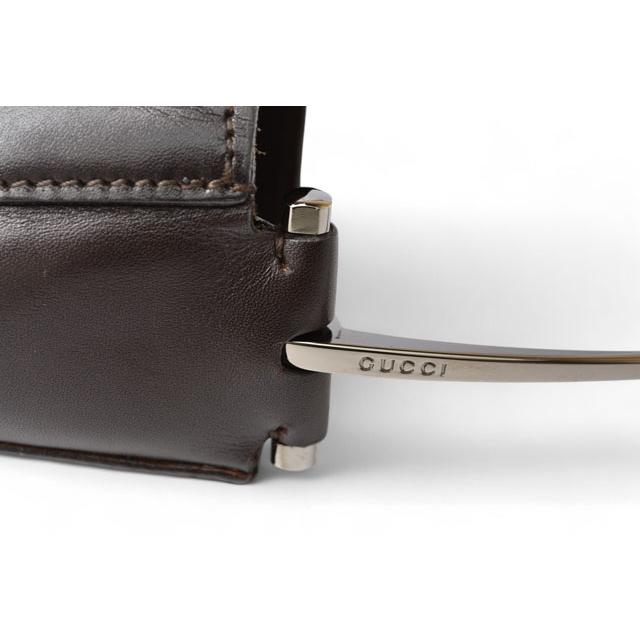 GUCCI（グッチ） ショルダーバッグ バッグ ヴィンテージ レザー ダーク