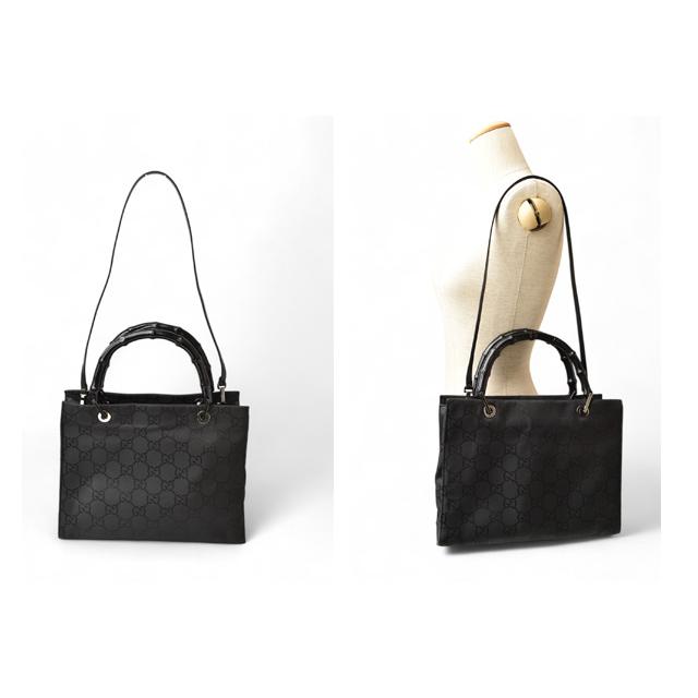 GGキャンバス グッチ ハンドバッグ/トートバッグ ヴィンテージ GUCCI