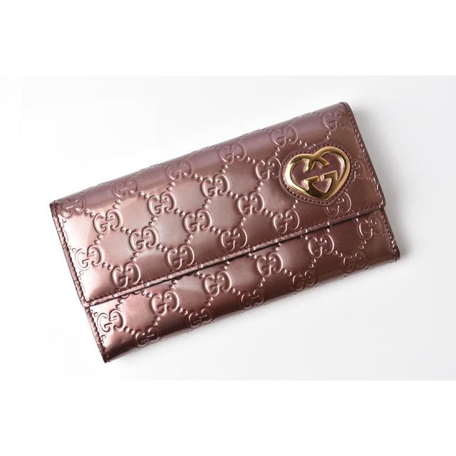 GUCCI（グッチ） 財布 長財布 GG柄/ハートシェープ/インターロッキング