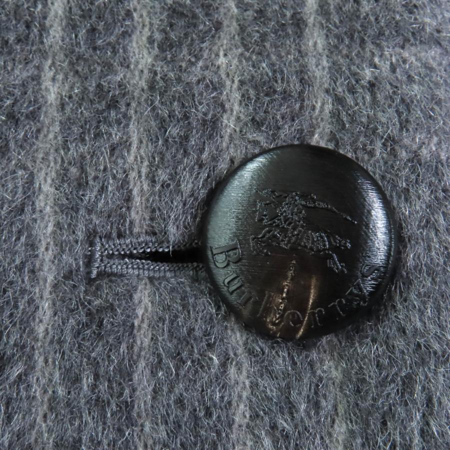 極美品◇Burberrys バーバリー ウール モヘア イタリア製生地使用 ロゴ