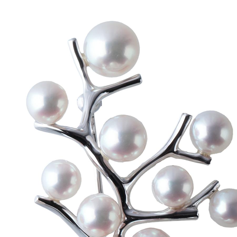MIKIMOTO（ミキモト） 現行モデル パール ブローチ 幸福の木 ラージ