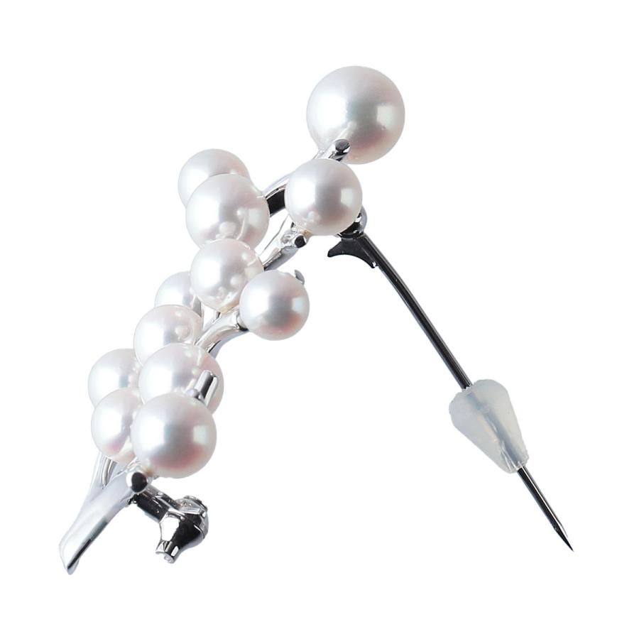 MIKIMOTO（ミキモト） 現行モデル パール ブローチ 幸福の木 ラージ