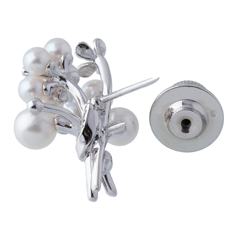 MIKIMOTO（ミキモト） パール ピン ブローチ ブーケ 現行モデル アコヤ