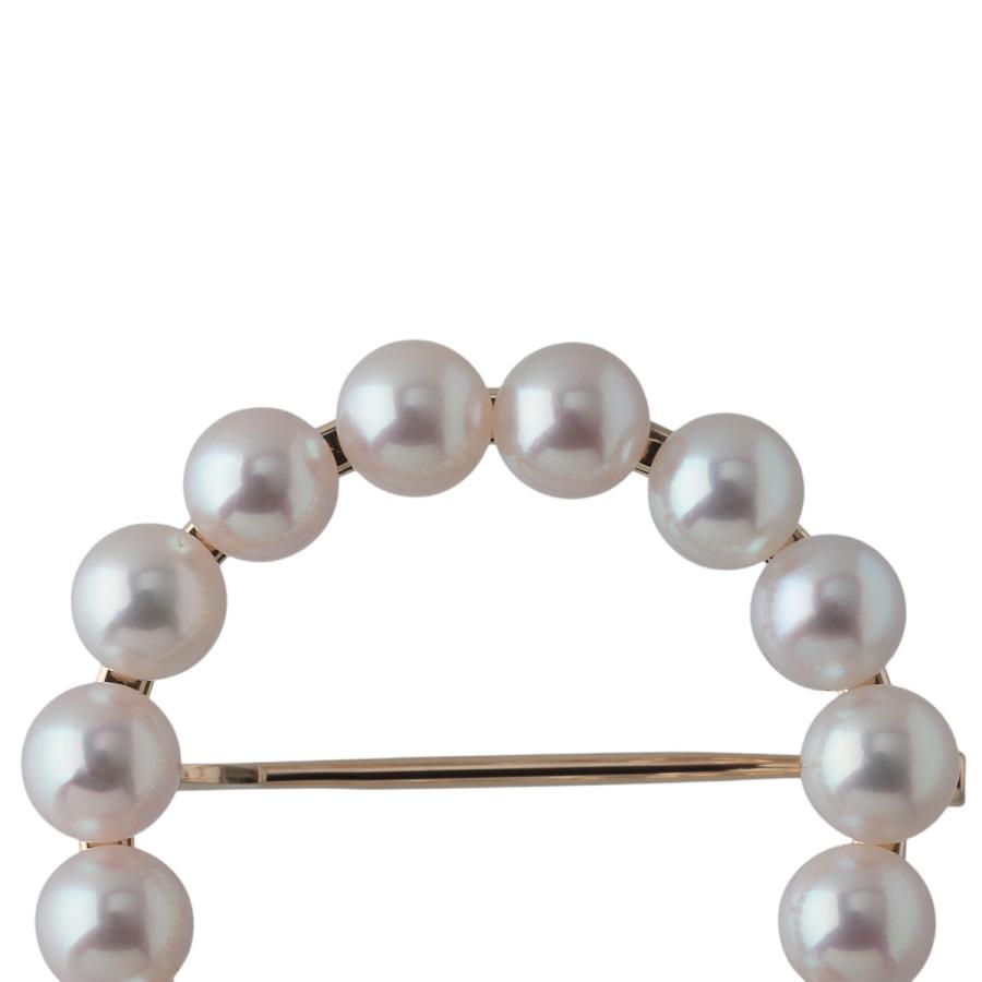 MIKIMOTO（ミキモト） パール サークル ブローチ アコヤパール4.4mm