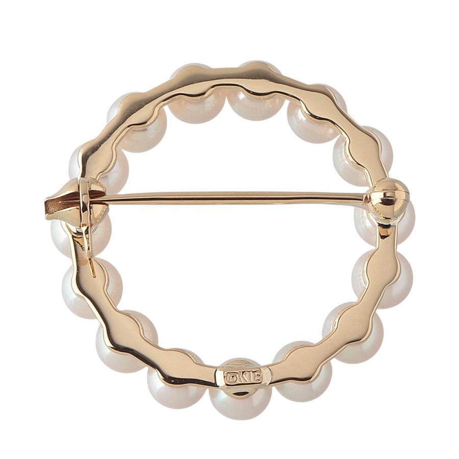 MIKIMOTO（ミキモト） パール サークル ブローチ アコヤパール4.4mm