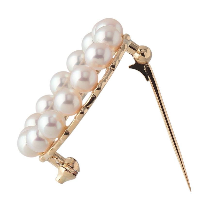 MIKIMOTO（ミキモト） パール サークル ブローチ アコヤパール4.4mm