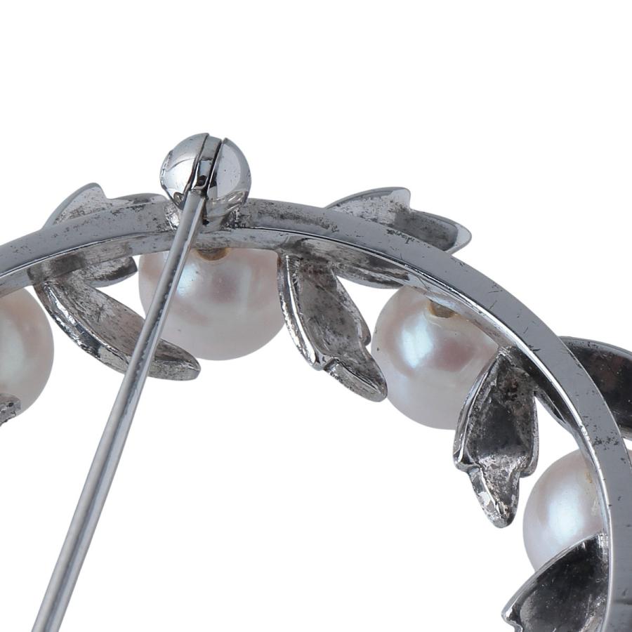 MIKIMOTO（ミキモト） パール ブローチ サークル アコヤパール5.7mm