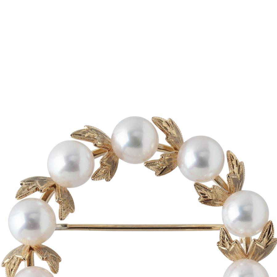 MIKIMOTO（ミキモト） パール ブローチ サークル 現行モデル アコヤ