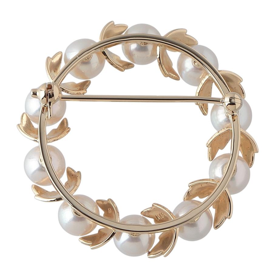 MIKIMOTO（ミキモト） パール ブローチ サークル 現行モデル アコヤ